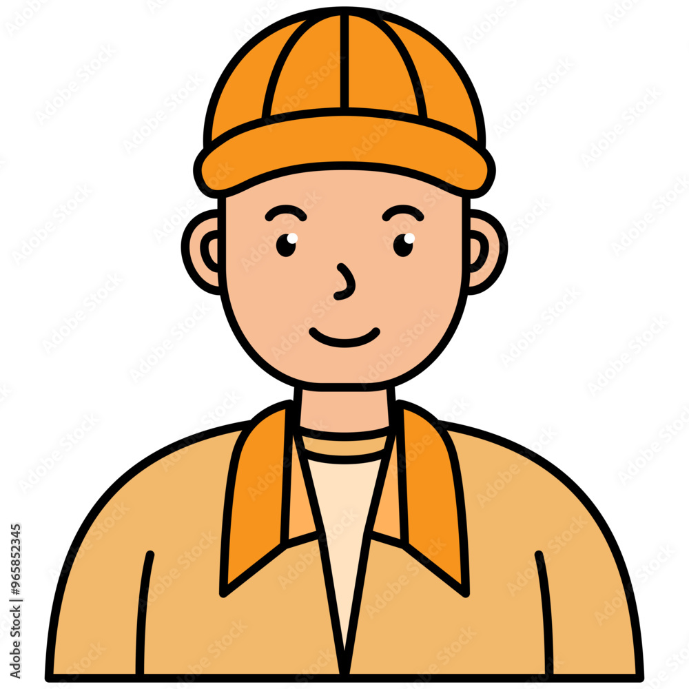 illustration of a construction worker illustration of a construction worker