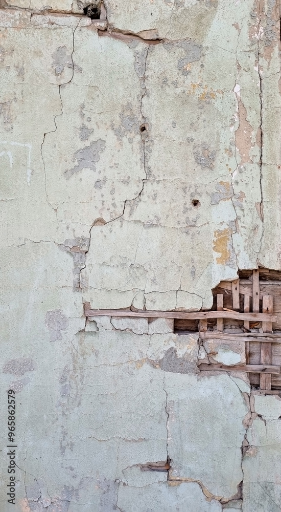 Peeling paint on an old wall. Grunge background for design.Selective focus Peeling paint on an old wall. Grunge background for design.Selective focus