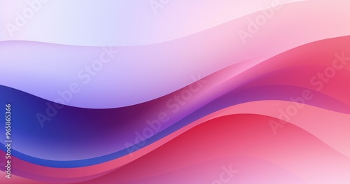 A smooth gradient design featuring flowing waves in shades of purple, pink, and blue, ideal for backgrounds or digital art.