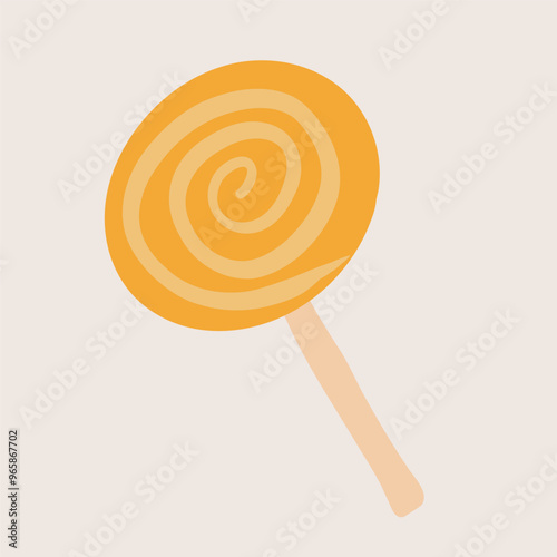 Halloween sweet candies. lollipop. vector