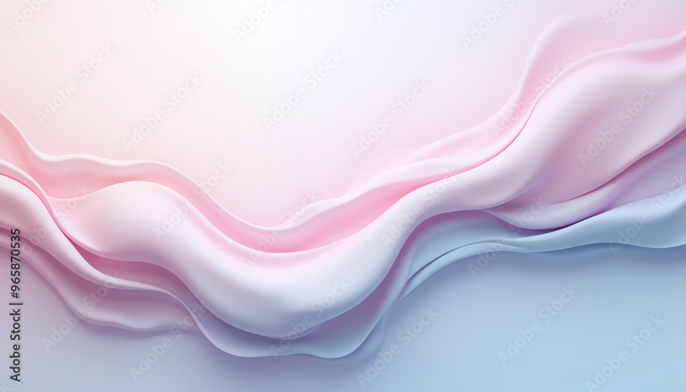 Minimalistic Abstract Background with Flowing Shapes and Subtle Gradients - Perfect for Clean, Modern Branding or Web Design