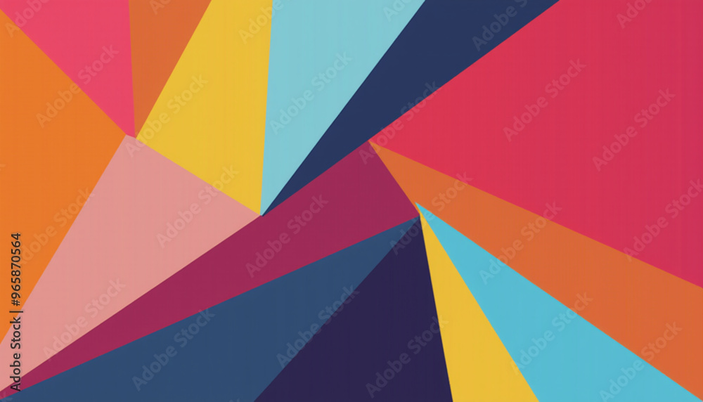 Geometric Abstract Design Featuring Sharp Angles and Vibrant Colors - Suitable for Use in Digital Media, Product Packaging, or Print Designs Geometric Abstract Design Featuring Sharp Angles and Vibrant Colors - Suitable for Use in Digital Media, Product Packaging, or Print Designs