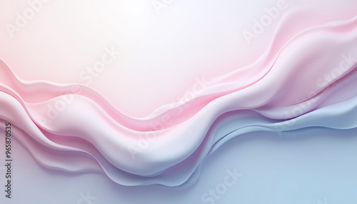 Minimalistic Abstract Background with Flowing Shapes and Subtle Gradients - Perfect for Clean, Modern Branding or Web Design