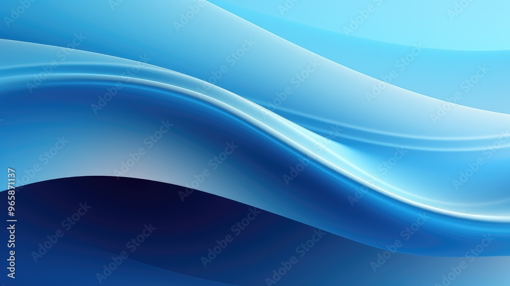 A smooth gradient of blue waves creating a calming and tranquil background. A smooth gradient of blue waves creating a calming and tranquil background.