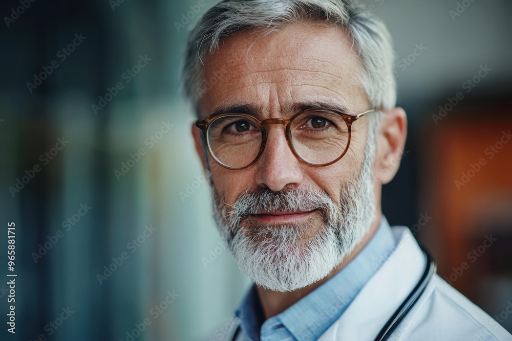 Portrait of male doctor wearing glasses Portrait of male doctor wearing glasses