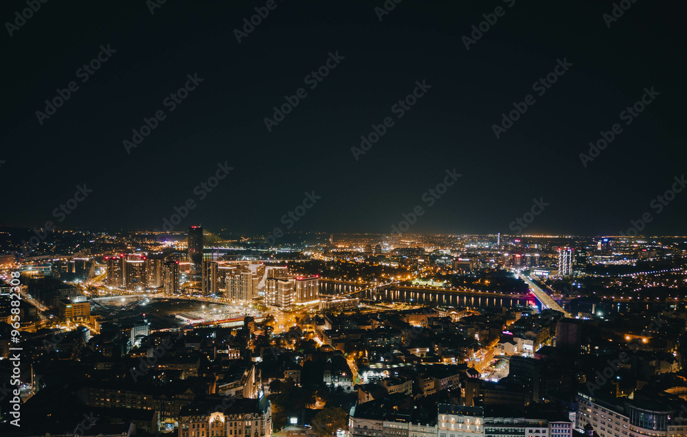 Aerial view of Belgrade showing the contrast between the historic Old City and modern New Belgrade skyline. Ideal for urban, travel, and architecture projects. Aerial view of Belgrade showing the contrast between the historic Old City and modern New Belgrade skyline. Ideal for urban, travel, and architecture projects.