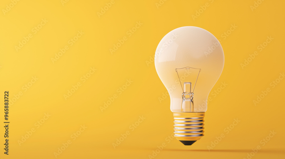 Lightbulb with human head, idea and innovation fusion, flat design illustration, with copy space Lightbulb with human head, idea and innovation fusion, flat design illustration, with copy space