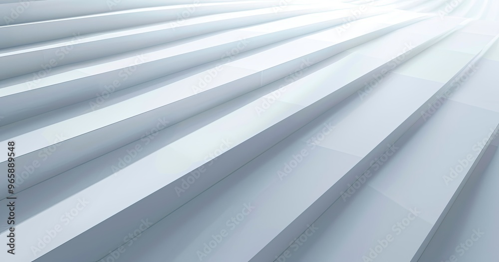 Obraz premium A smooth, abstract surface with parallel lines creating depth and light reflections.