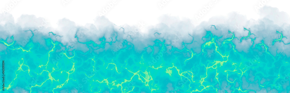 Fototapeta premium Colorful Bottom Side Lighting Cloud