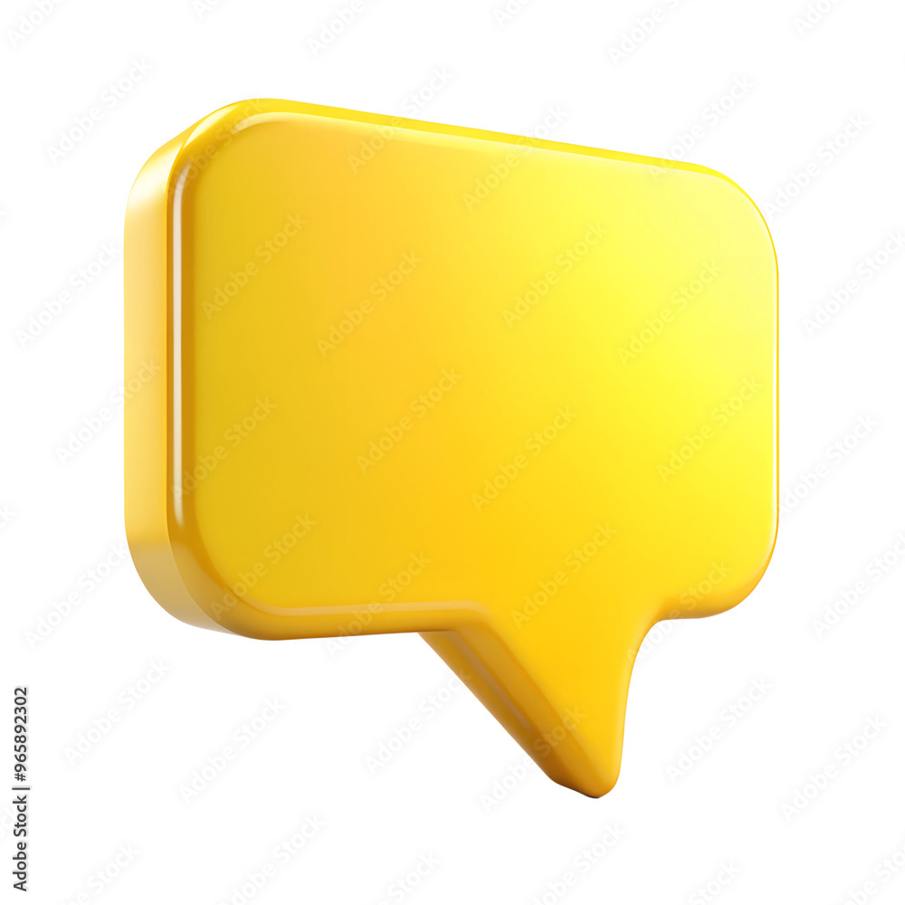 yellow speech bubble