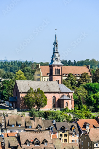 Laufenburg, Laufenburg Baden, Altstadt, Heilig Geist, Kirche, Laufenbrücke, Rhein, Rheinuferweg, Altstadthäuser, Sommer, Sommertag, Baden-Württemberg, Deutschland photo