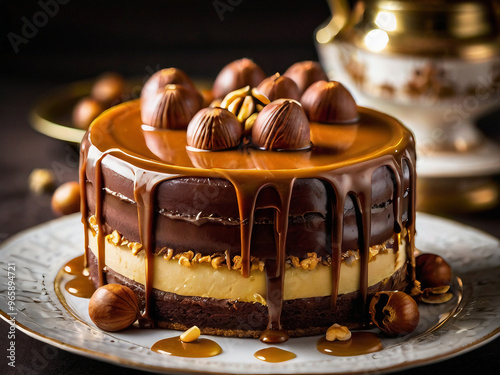 Hungarian Dobos Torte photo