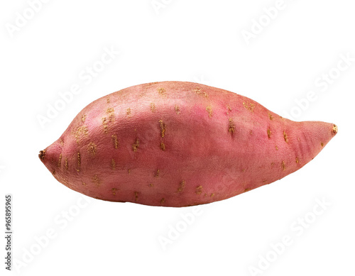 Süsskartoffel, isoliert auf weißen Hintergrund, Freisteller,Transparent 