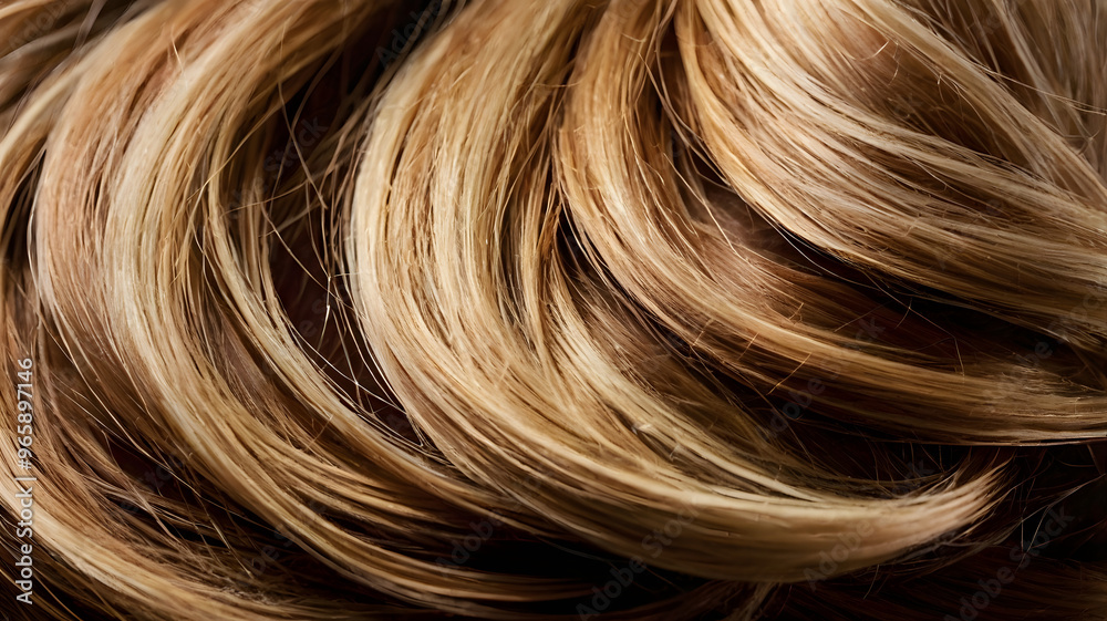 Naklejka premium hair, ai generated