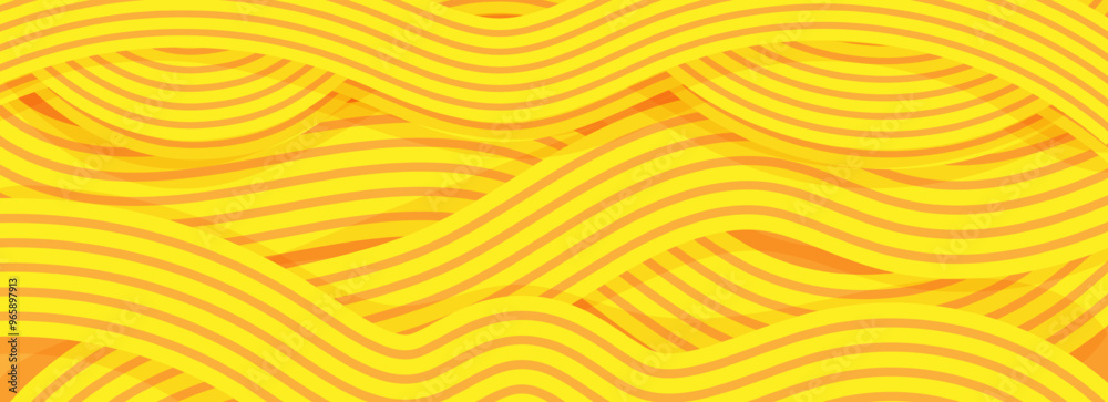 Ramen pattern, vibrant background illustration of asian noodles, ramen, spaghetti, orange background pattern. Ramen pattern, vibrant background illustration of asian noodles, ramen, spaghetti, orange background pattern.