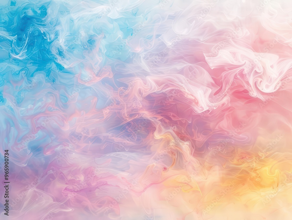 abstract swirls of pastel oil paint create dreamy ethereal background soft blending of pink blue and yellow hues evoke tranquil dreamlike atmosphere abstract swirls of pastel oil paint create dreamy ethereal background soft blending of pink blue and yellow hues evoke tranquil dreamlike atmosphere