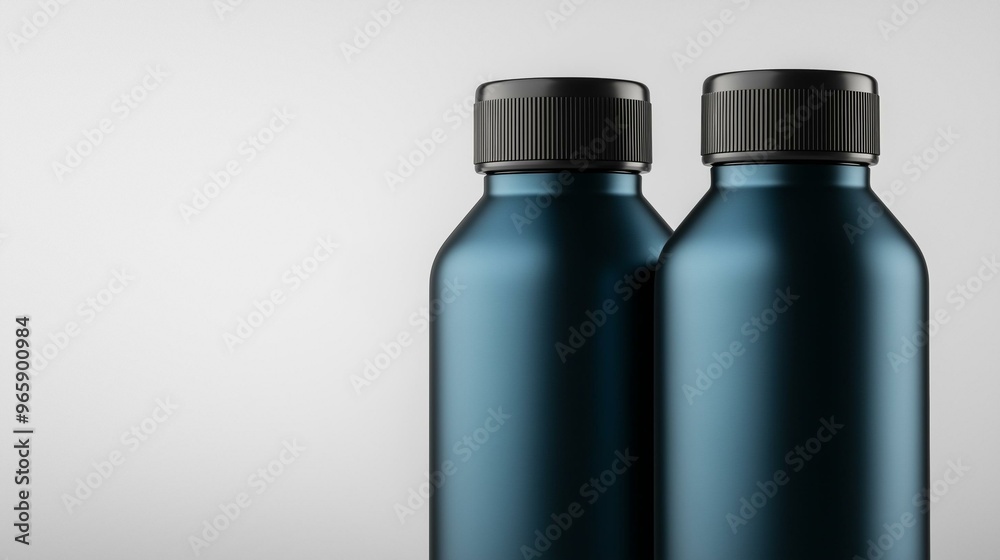 closed thermo bottle isolated on white closed thermo bottle isolated on white