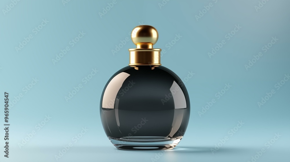 black perfume bottle isolated black perfume bottle isolated