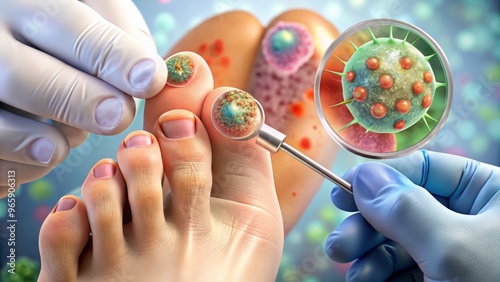 fungal toenail infection diagnosis techniques mood