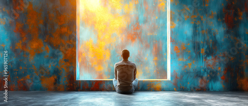 Suicide Prevention Campaigns, Mental Health Advocacy, Blank Space for Text