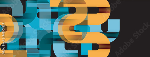 Lines, abstract letter style design background. Geometric vector Illustration For Wallpaper, Banner, Background, Card, Book Illustration, landing page