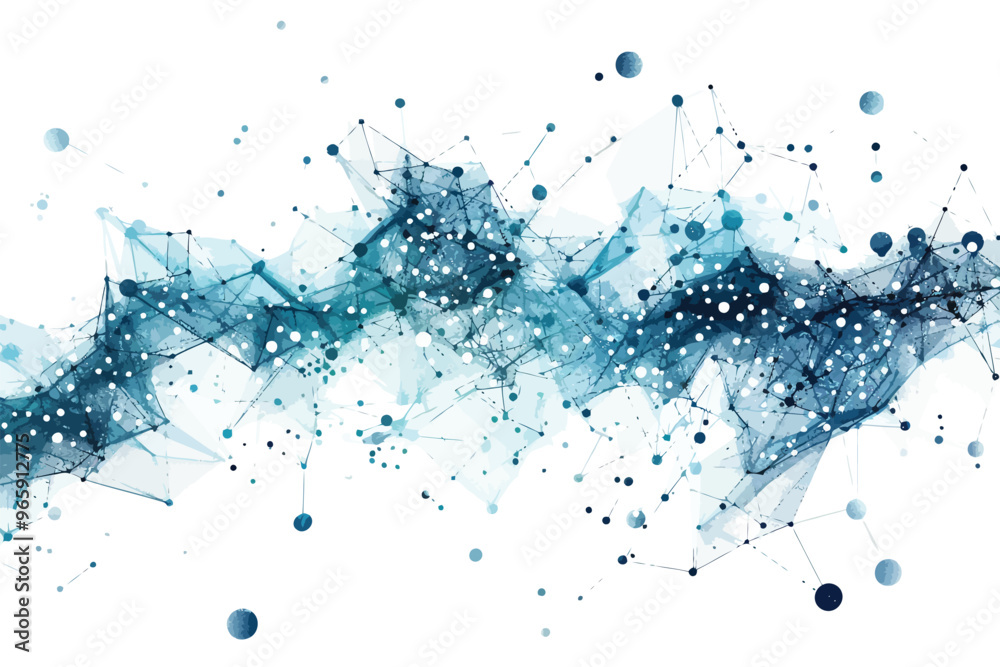 AI Neural Network Visualization isolated AI Neural Network Visualization isolated