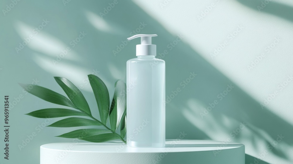 beauty cosmetic bottle mockup of skin care medical, cleanser of facial foam lotion beauty cosmetic bottle mockup of skin care medical, cleanser of facial foam lotion