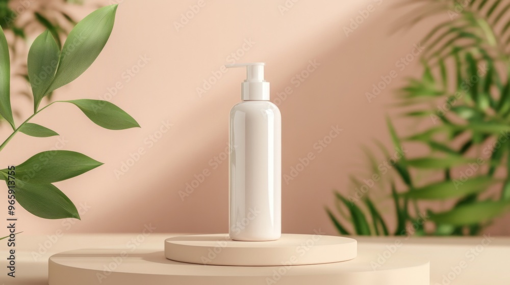 beauty cosmetic bottle mockup of skin care medical, cleanser of facial foam lotion beauty cosmetic bottle mockup of skin care medical, cleanser of facial foam lotion
