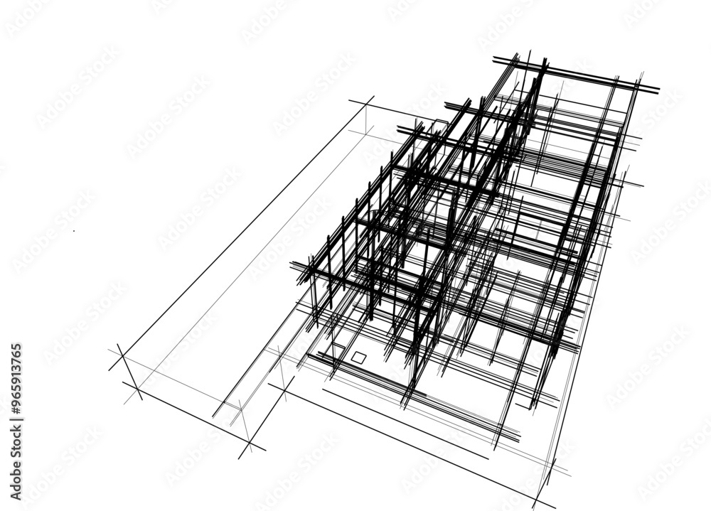 sketch of a house sketch of a house