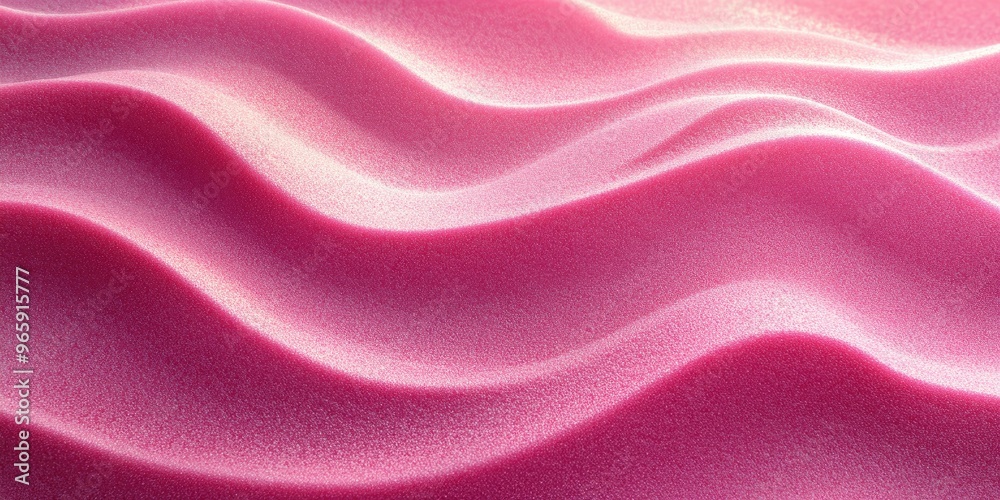 Fototapeta premium Soft pink waves create a soothing, textured background.