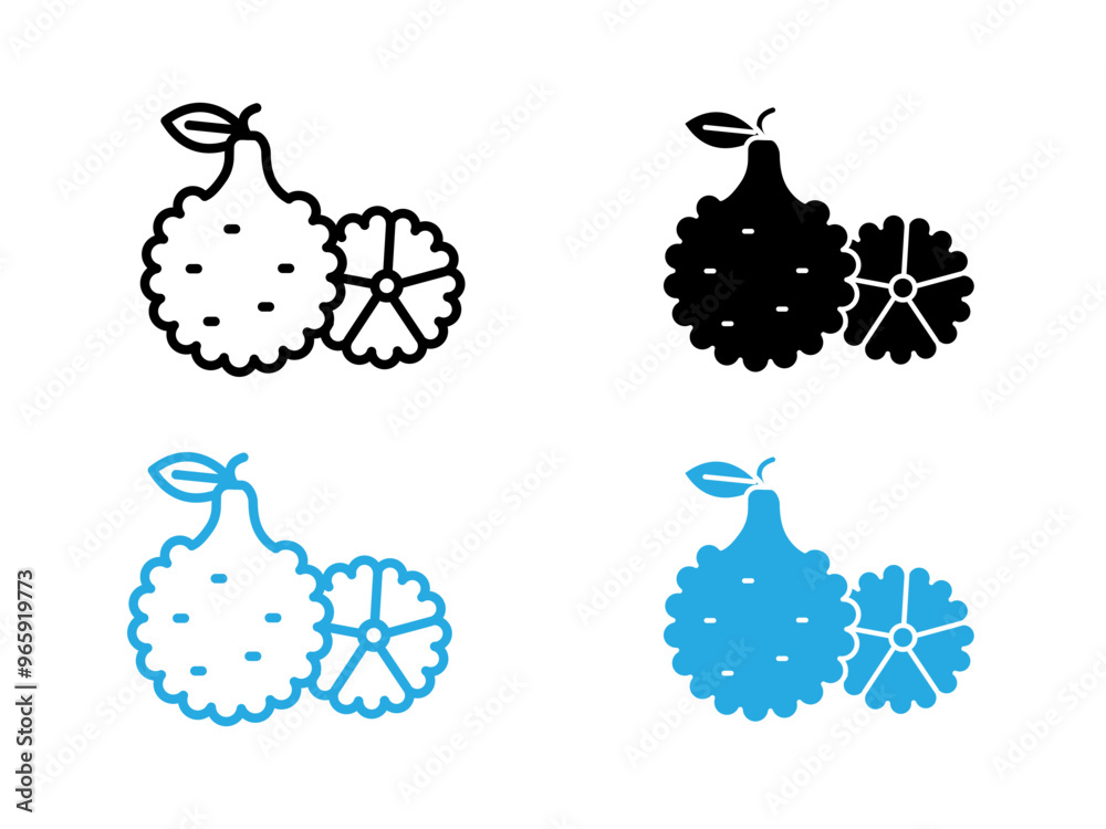 bergamot icon black and white vector outline sign bergamot icon black and white vector outline sign