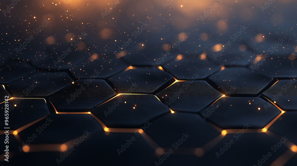 Obraz premium A black and orange background with a lot of sparkles