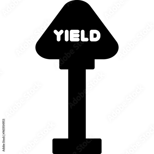 Yield Sign Icon
