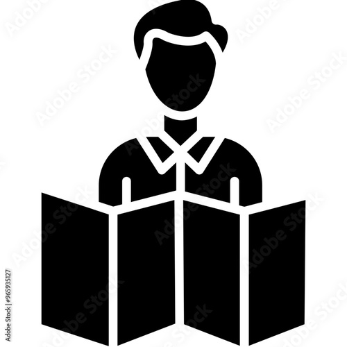 Map Reading Icon