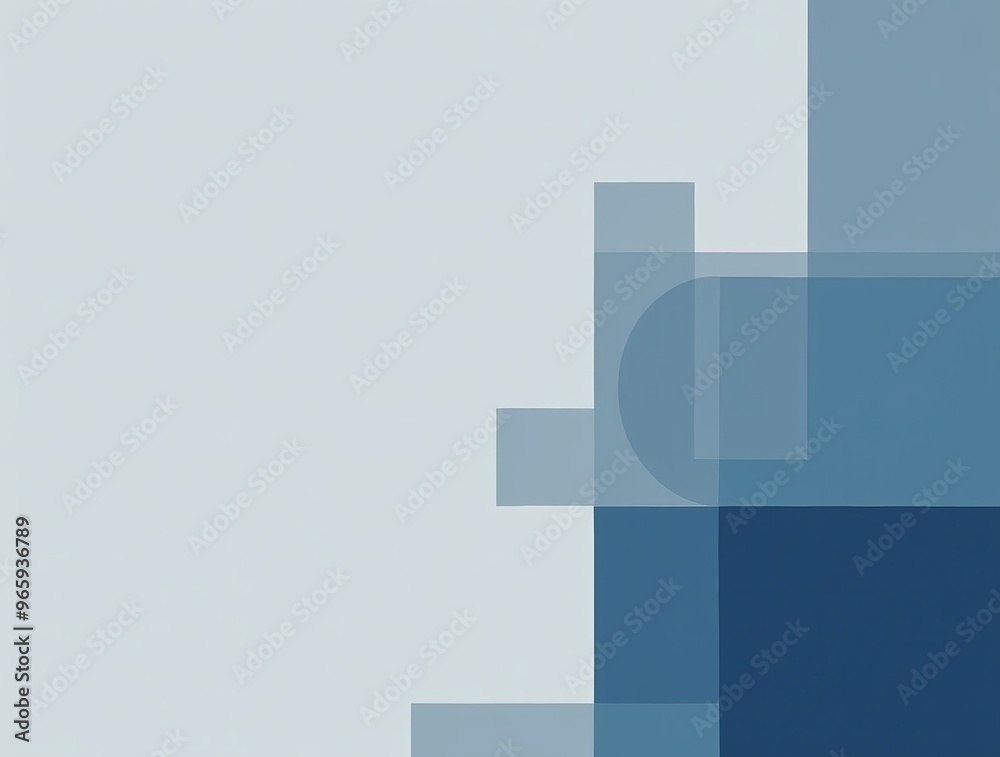 Minimalist Geometric Shapes Composition with Blue Gradient for Modern Design Projects Minimalist Geometric Shapes Composition with Blue Gradient for Modern Design Projects