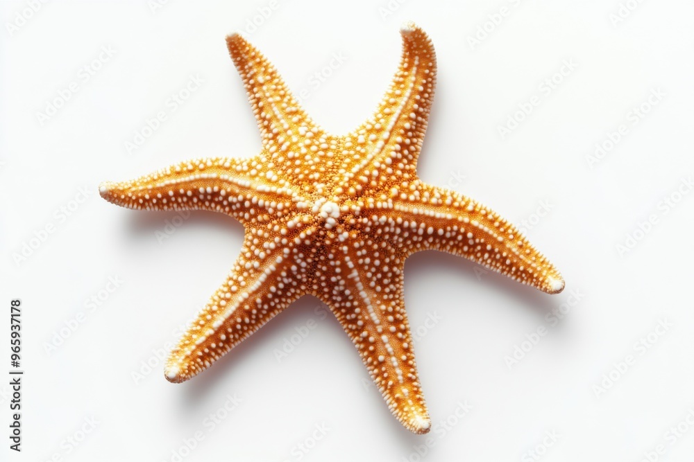 Ultra realistic uhd photo of starfish on white plain Ultra realistic uhd photo of starfish on white plain