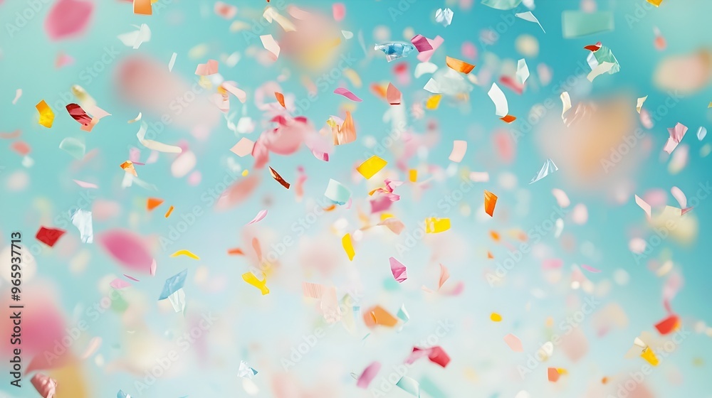Vibrant Confetti - Festive Colorful Abstract Splash Background Vibrant Confetti - Festive Colorful Abstract Splash Background
