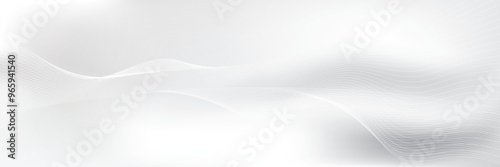 Abstract  white and gray color, modern design stripes background with curve lines, wavy pattern. Vector illustration.