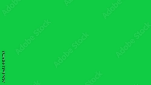 Fast Flying Arrows Illustration Over Green Screen Background