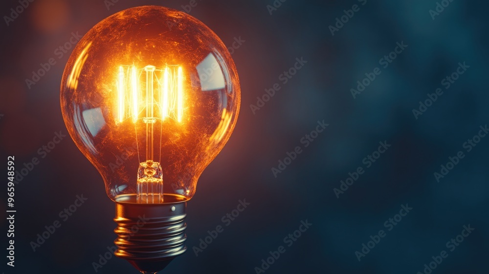 The light bulb represents innovation, bright ideas, and technological advancements. In finance, this stands for the creation of new financial products, services, and strategies that challenge traditio The light bulb represents innovation, bright ideas, and technological advancements. In finance, this stands for the creation of new financial products, services, and strategies that challenge traditio