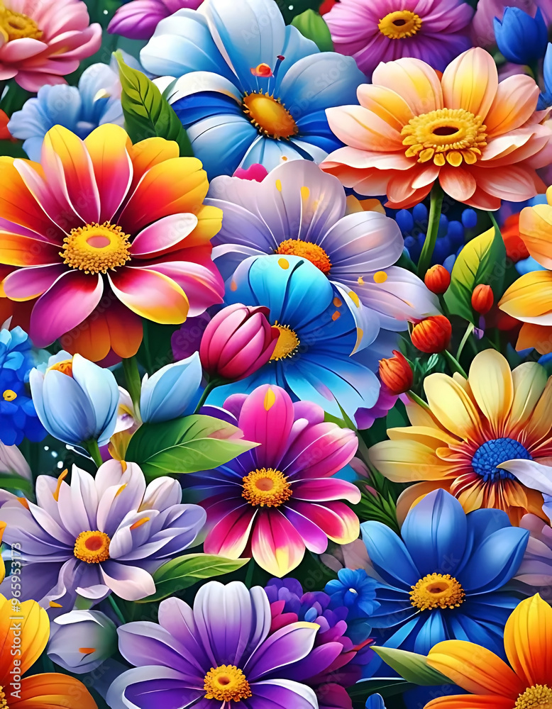 Fototapeta premium flower background