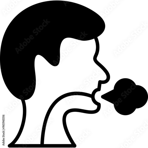 Shortness of Breath Icon