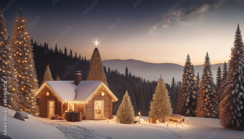 Fototapeta premium Christmas eve 24/Dec/2024