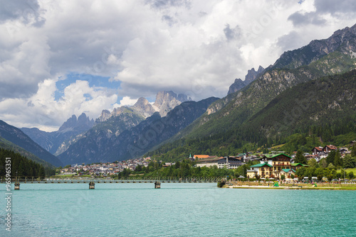 A view of Auronzo di Cadore - Italy photo