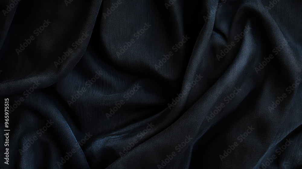 Abstract background with black fabric texture Abstract background with black fabric texture