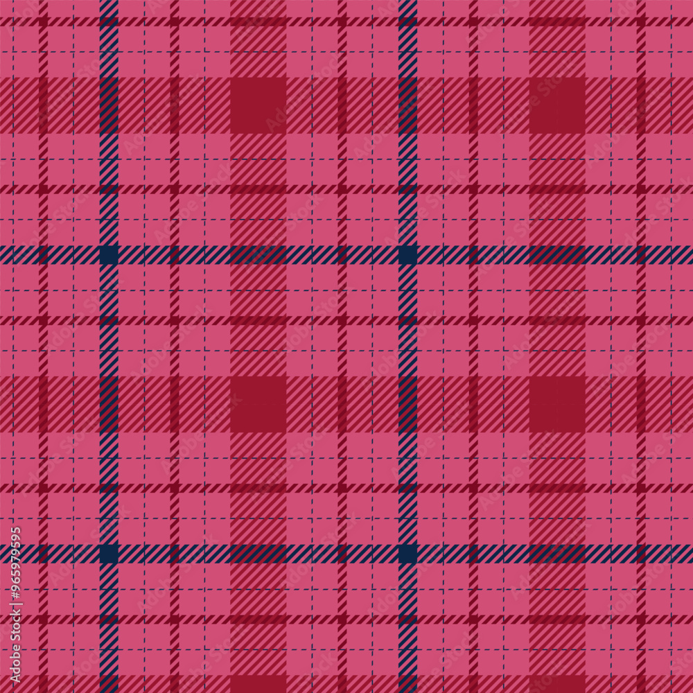 Classic plaid seamless pattern vector. Background graphic tartan check fashion design use for print, texture, cloth, fabric, flannel.	