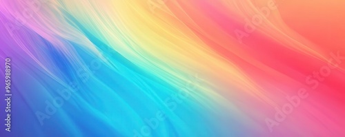 Wallpaper Mural Abstract gradient with Gaussian-blurred edges, smooth color flow, serene atmosphere, minimalist background Torontodigital.ca