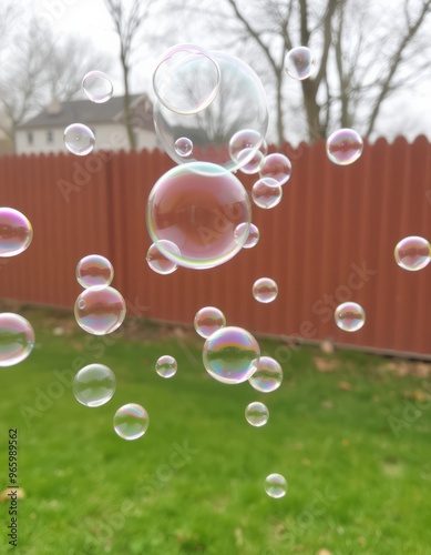 Soap bubbles photo