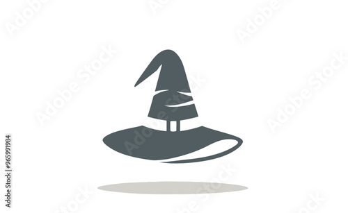 witch hat logo icon