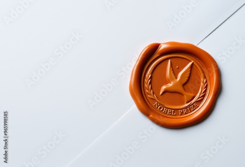 Wax Seal Peace Letter A wax seal for letters featuring the image photo